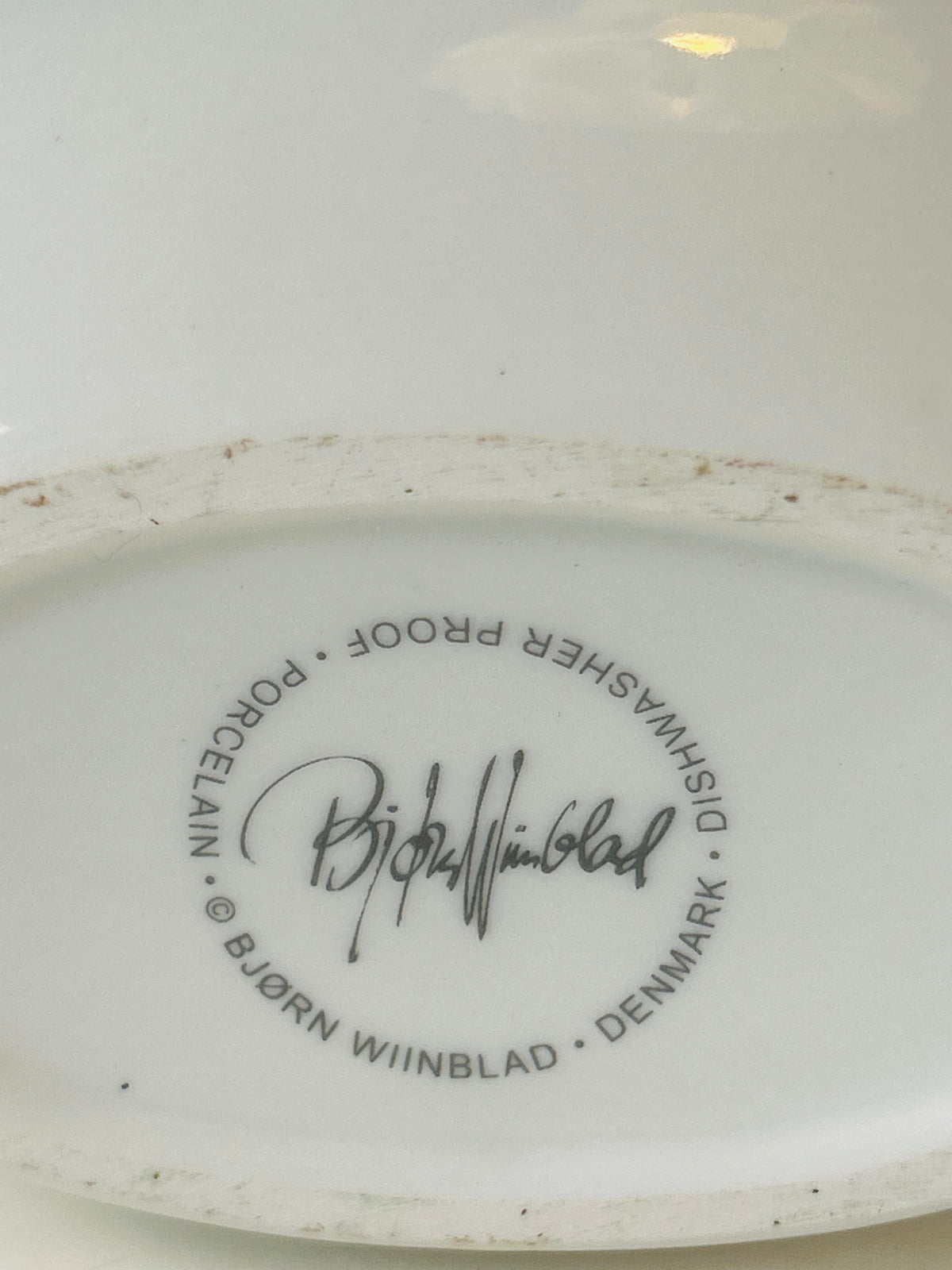 Bjørn Wiinblad Flowerhead blomsterhoved – stor hvid porcelænsvase – 15,5 cm