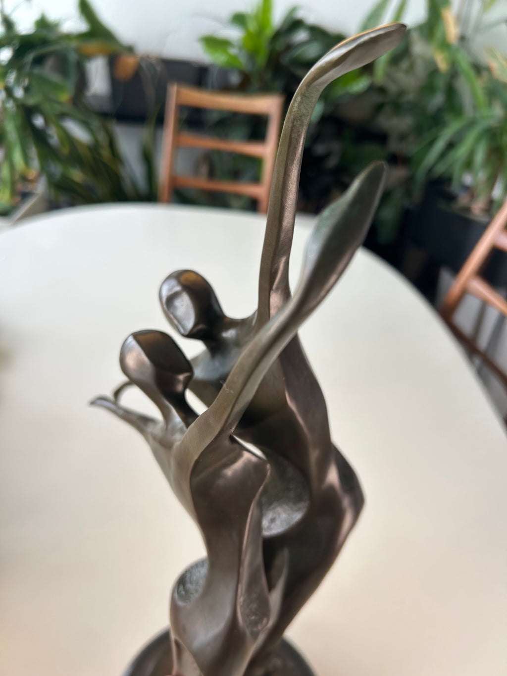 Milo bronzeskulptur af dansende par – A3055 – marmorsokkel – 48 cm - billede 9
