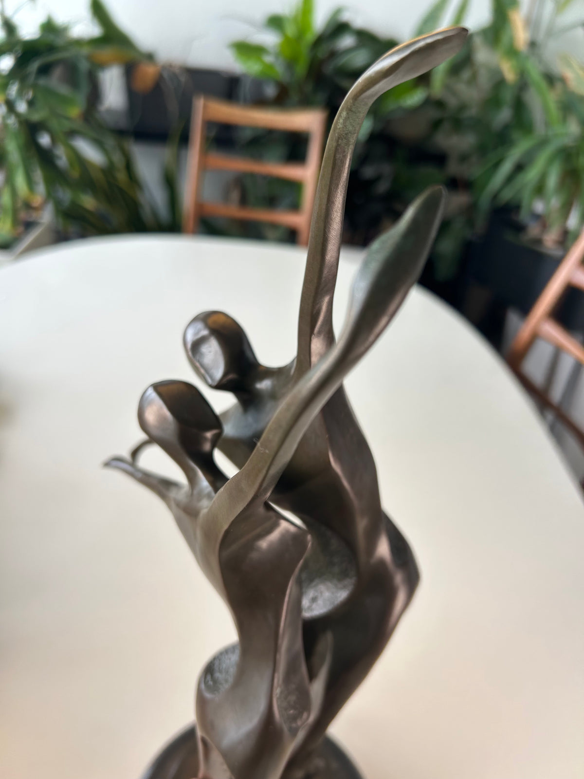 Milo bronzeskulptur af dansende par – A3055 – marmorsokkel – 48 cm - billede 9