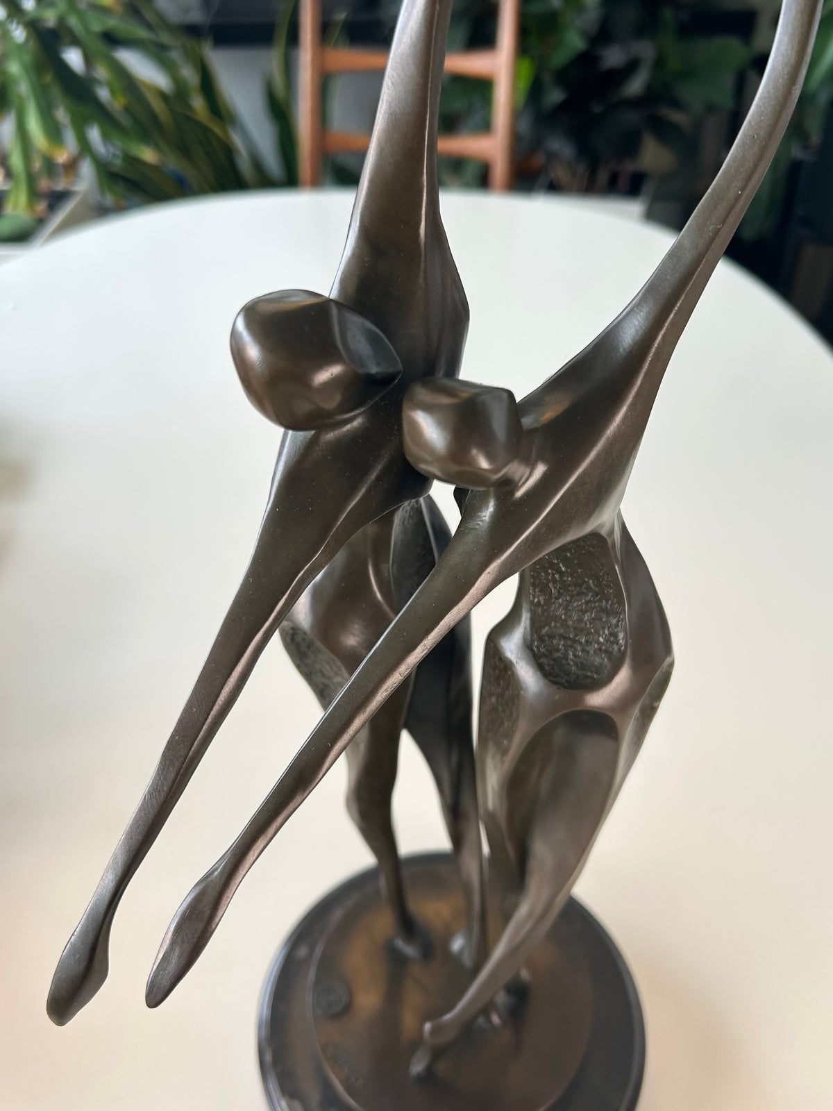 Milo bronzeskulptur af dansende par – A3055 – marmorsokkel – 48 cm - billede 10