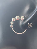Georg Jensen Moonlight Grapes creoler / hoops Ø20 mm – 925S sterlingsølv – #551L – original æske - billede 1