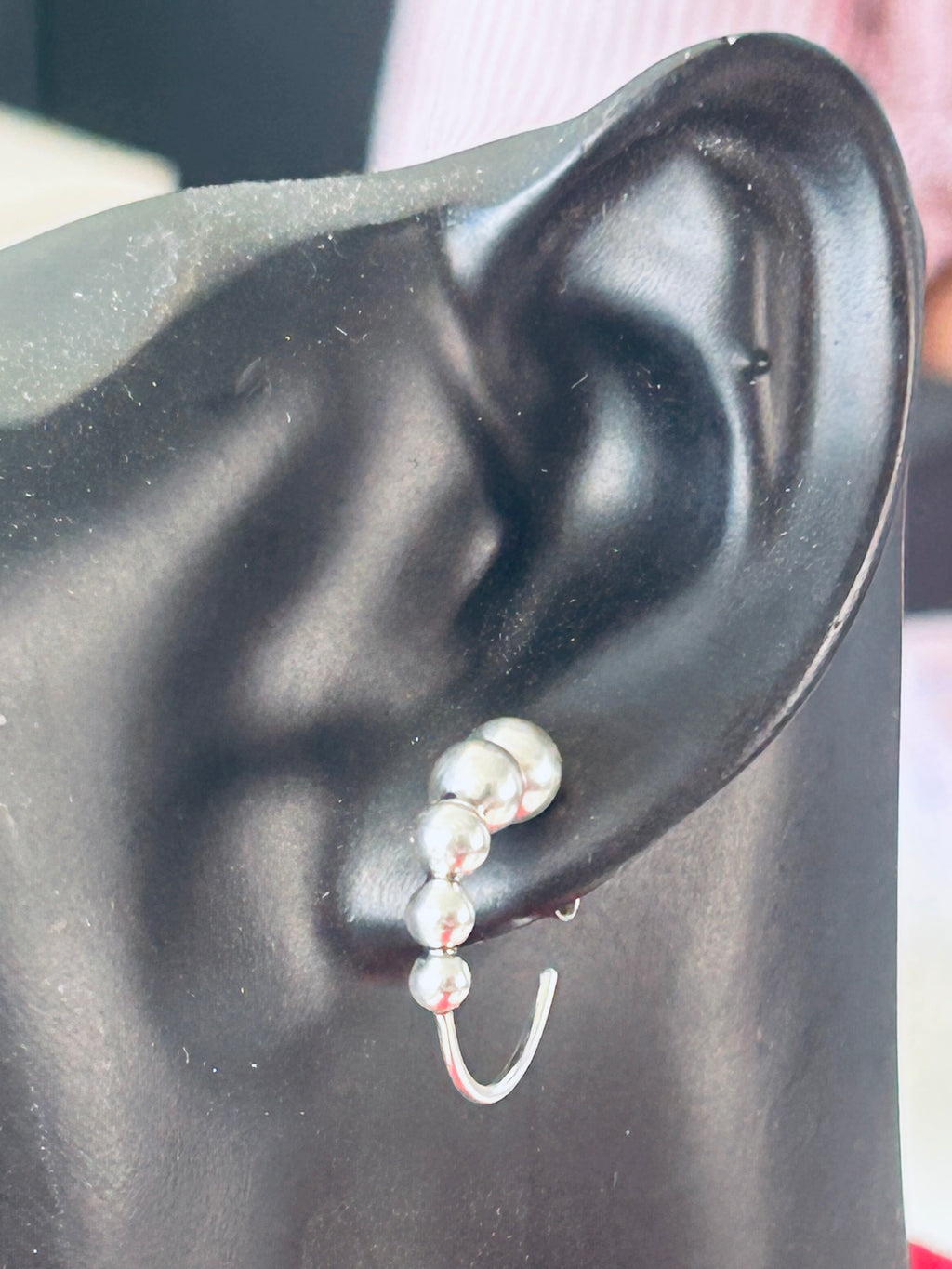 Georg Jensen Moonlight Grapes creoler / hoops Ø20 mm – 925S sterlingsølv – #551L – original æske - billede 4