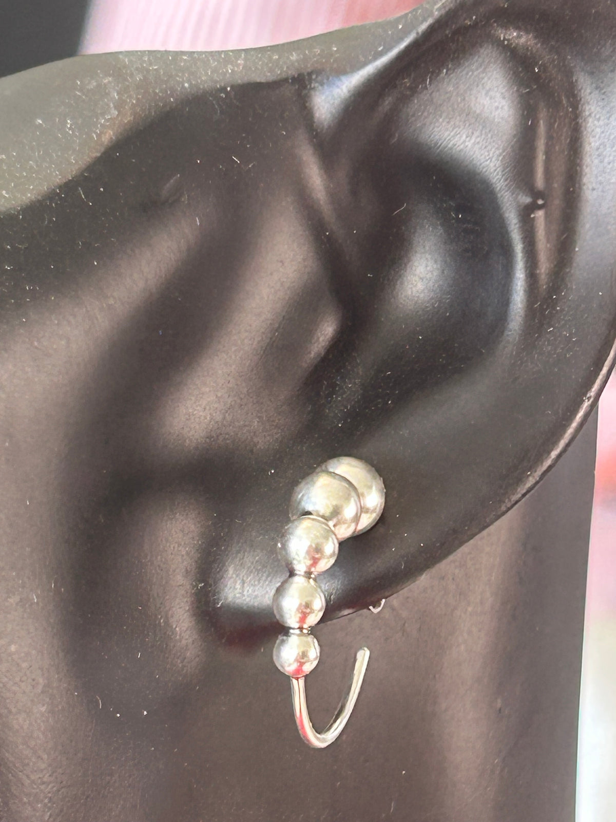 Georg Jensen Moonlight Grapes creoler / hoops Ø20 mm – 925S sterlingsølv – #551L – original æske - billede 6