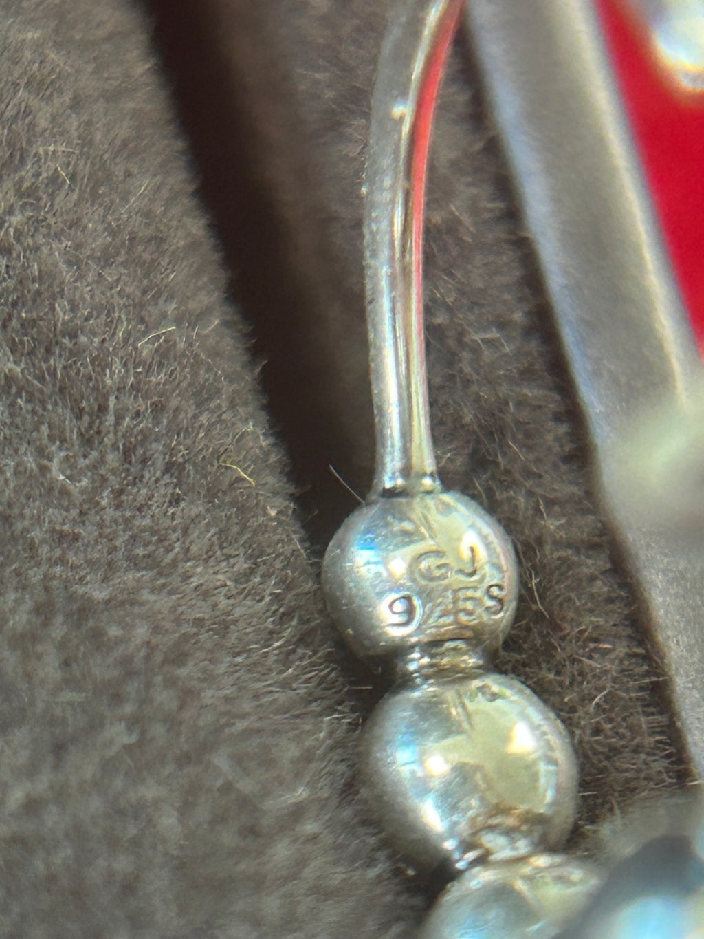 Georg Jensen Moonlight Grapes creoler / hoops Ø20 mm – 925S sterlingsølv – #551L – original æske - billede 9