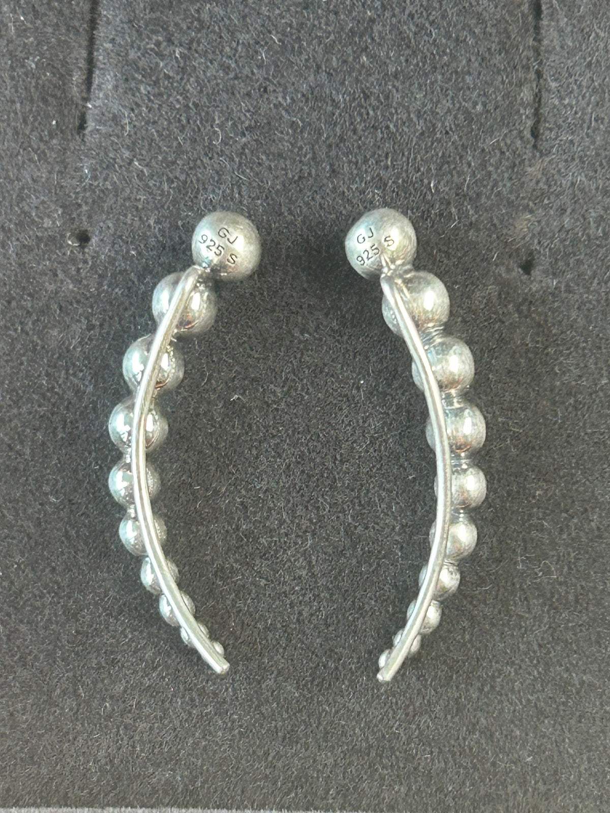 Georg Jensen Moonlight Grapes Ear Cuffs – 925S sterlingsølv – original æske - billede 6