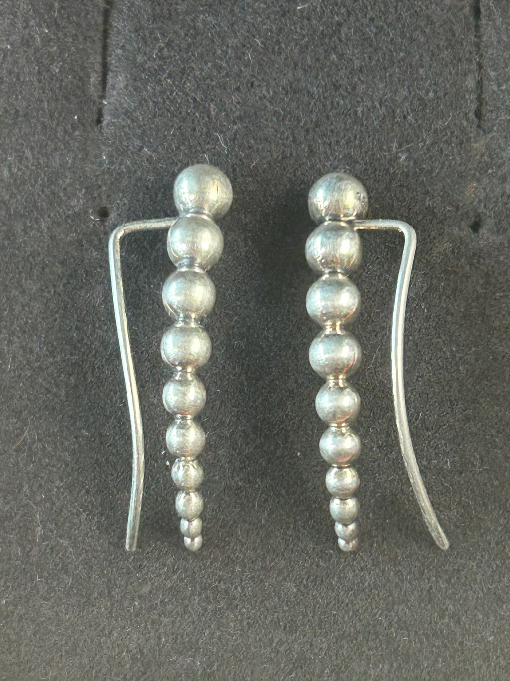 Georg Jensen Moonlight Grapes Ear Cuffs – 925S sterlingsølv – original æske - billede 7