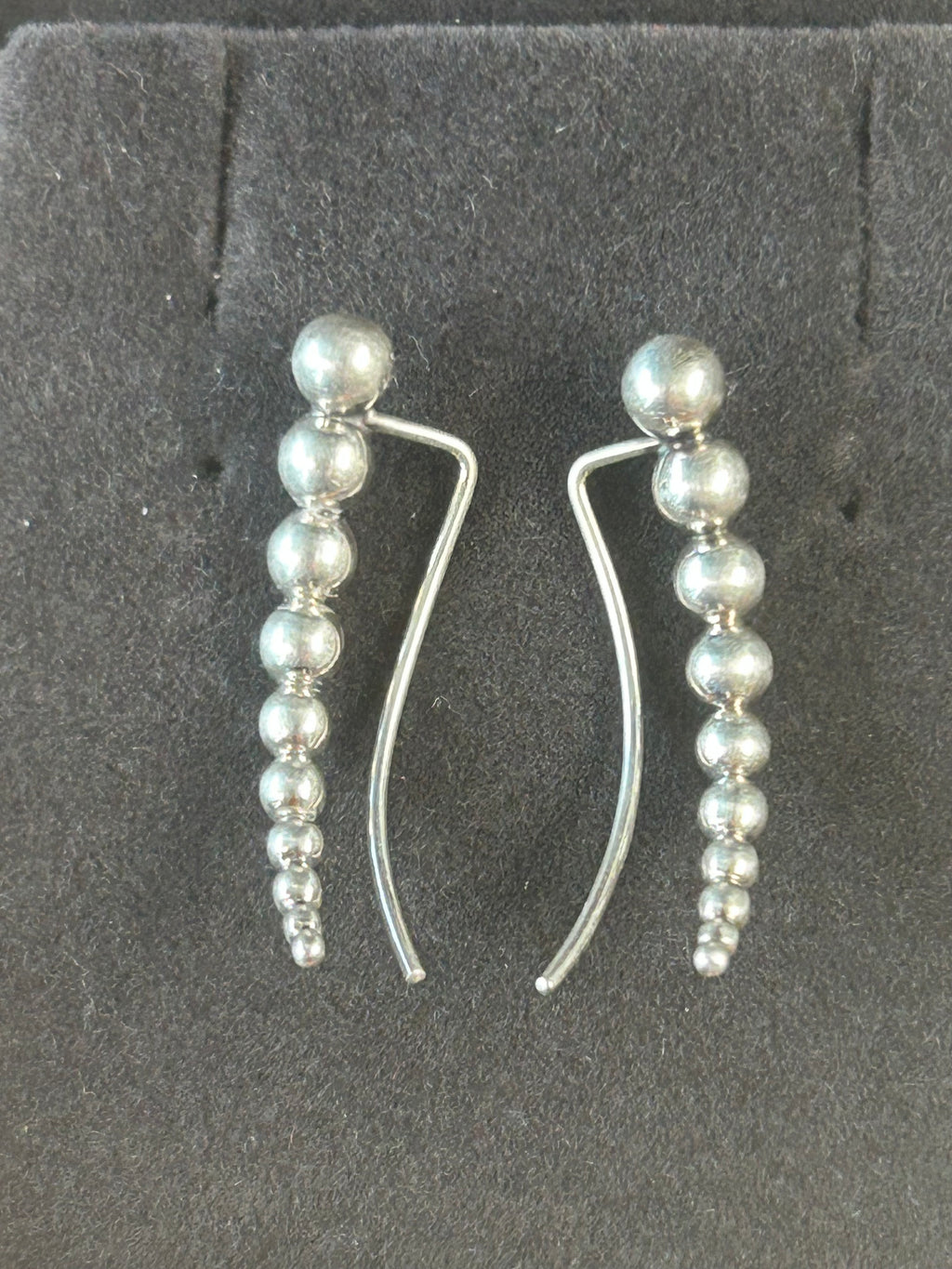 Georg Jensen Moonlight Grapes Ear Cuffs – 925S sterlingsølv – original æske - billede 8