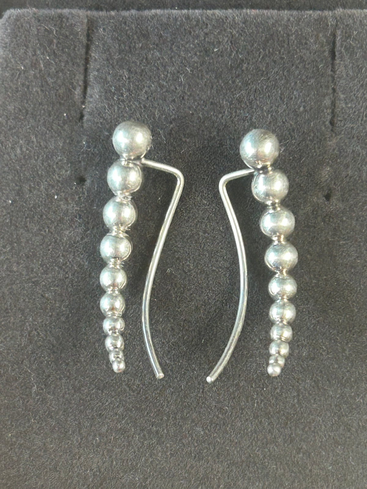 Georg Jensen Moonlight Grapes Ear Cuffs – 925S sterlingsølv – original æske - billede 8