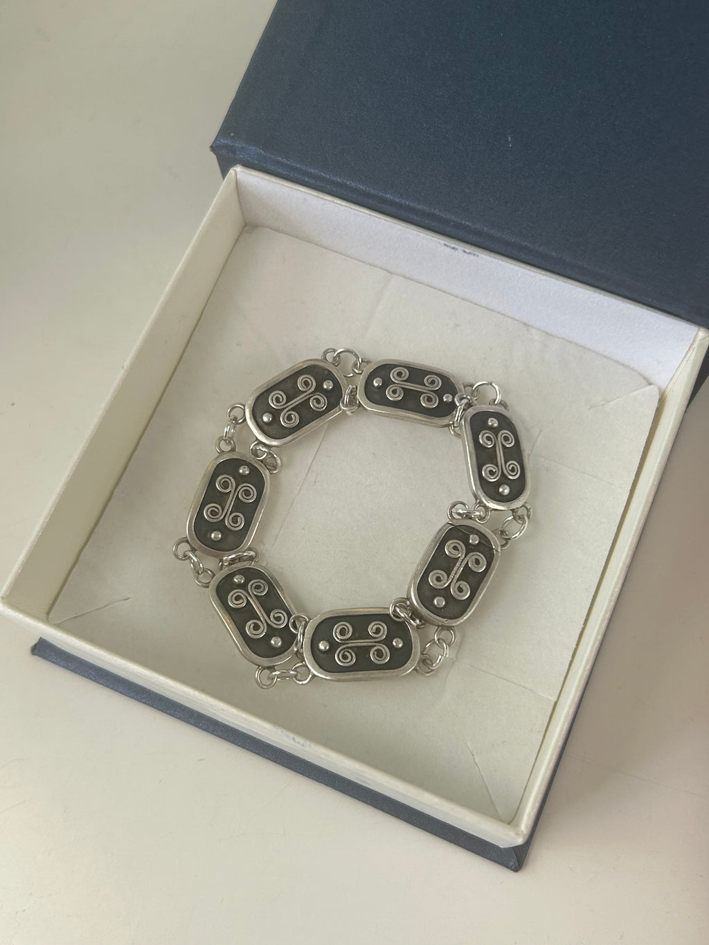Hermann Ole Jacobsen (HOJ) armbånd – 925S sterlingsølv – vintage dansk design - billede 8