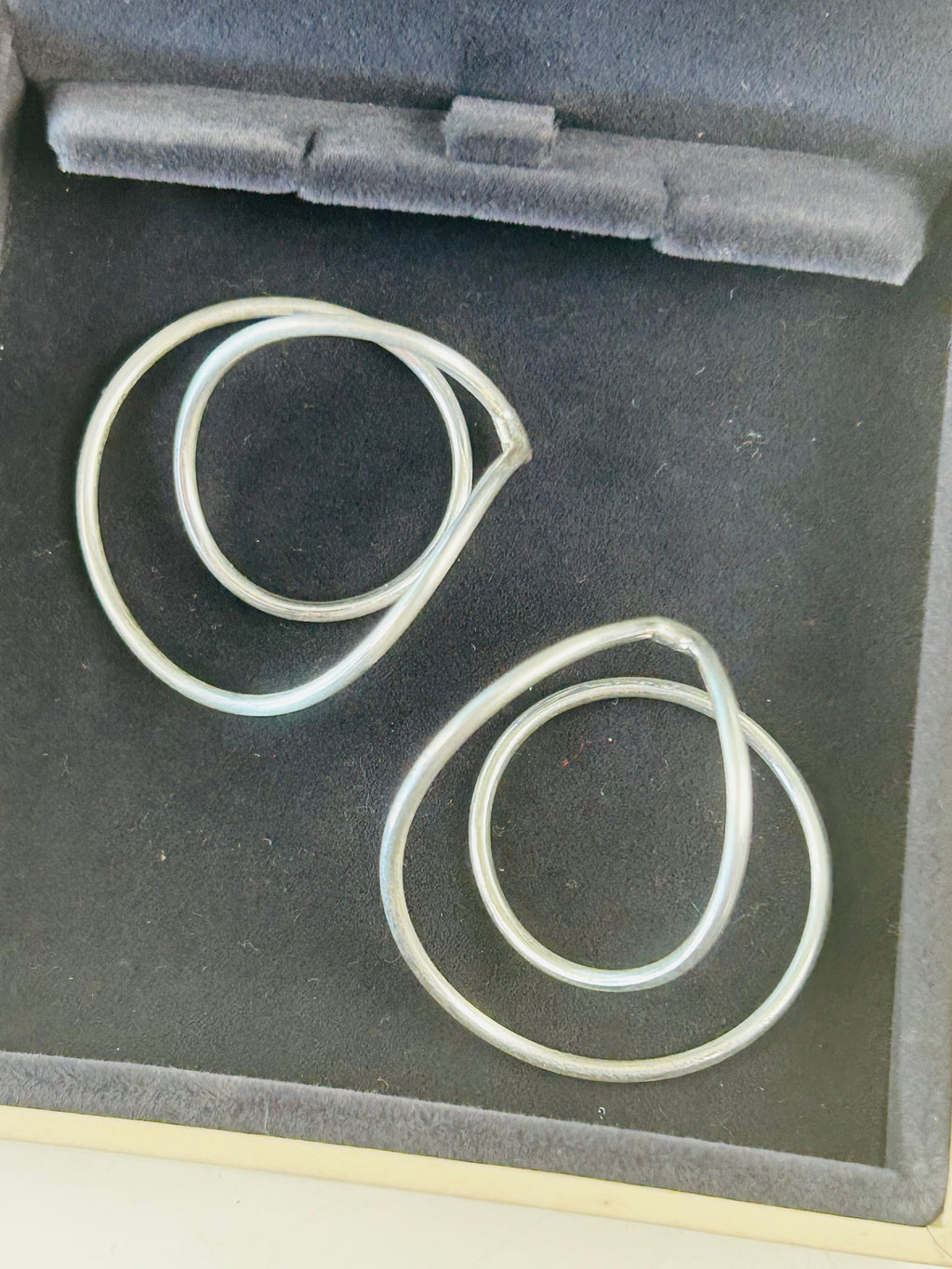 Georg Jensen Infinity store øreringe 452 – sterlingsølv – original æske - billede 6