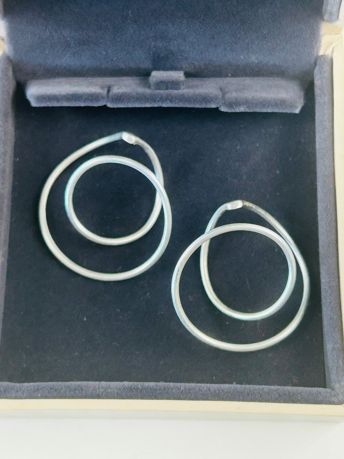 Georg Jensen Infinity store øreringe 452 – sterlingsølv – original æske - billede 7