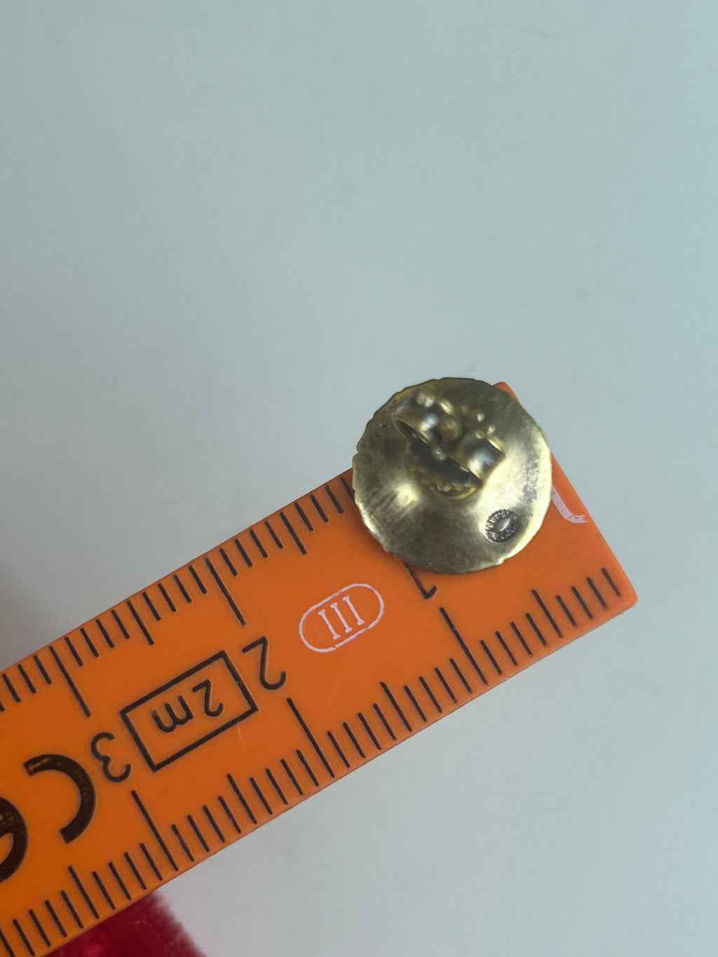 Georg Jensen Daisy ørestikker Ø11 mm – forgyldt 925S sølv og hvid emalje - billede 13