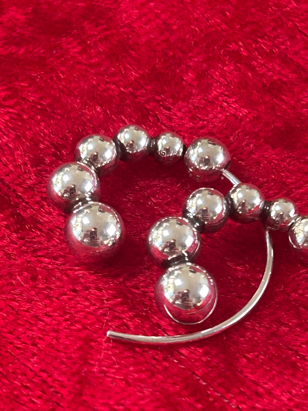 Georg Jensen Moonlight Grapes creoler / hoops Ø20 mm – 925S sterlingsølv – #551L – original æske - billede 4