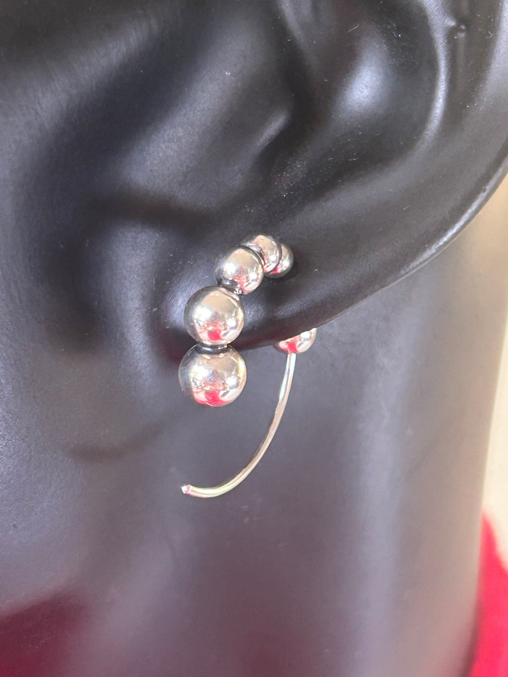 Georg Jensen Moonlight Grapes creoler / hoops Ø20 mm – 925S sterlingsølv – #551L – original æske - billede 7