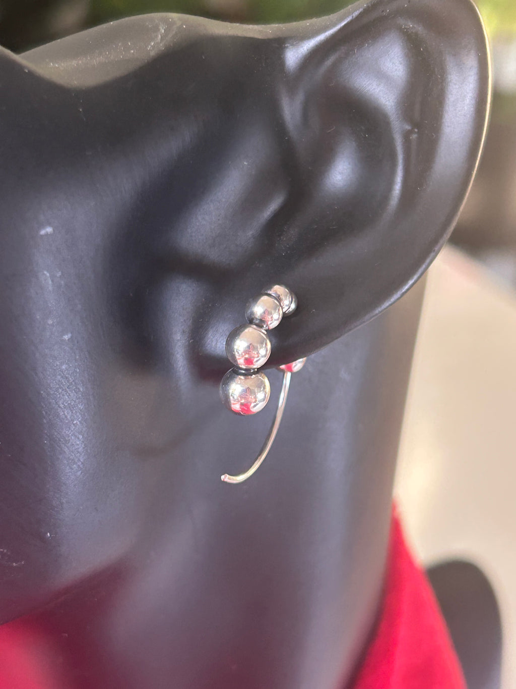 Georg Jensen Moonlight Grapes creoler / hoops Ø20 mm – 925S sterlingsølv – #551L – original æske - billede 9
