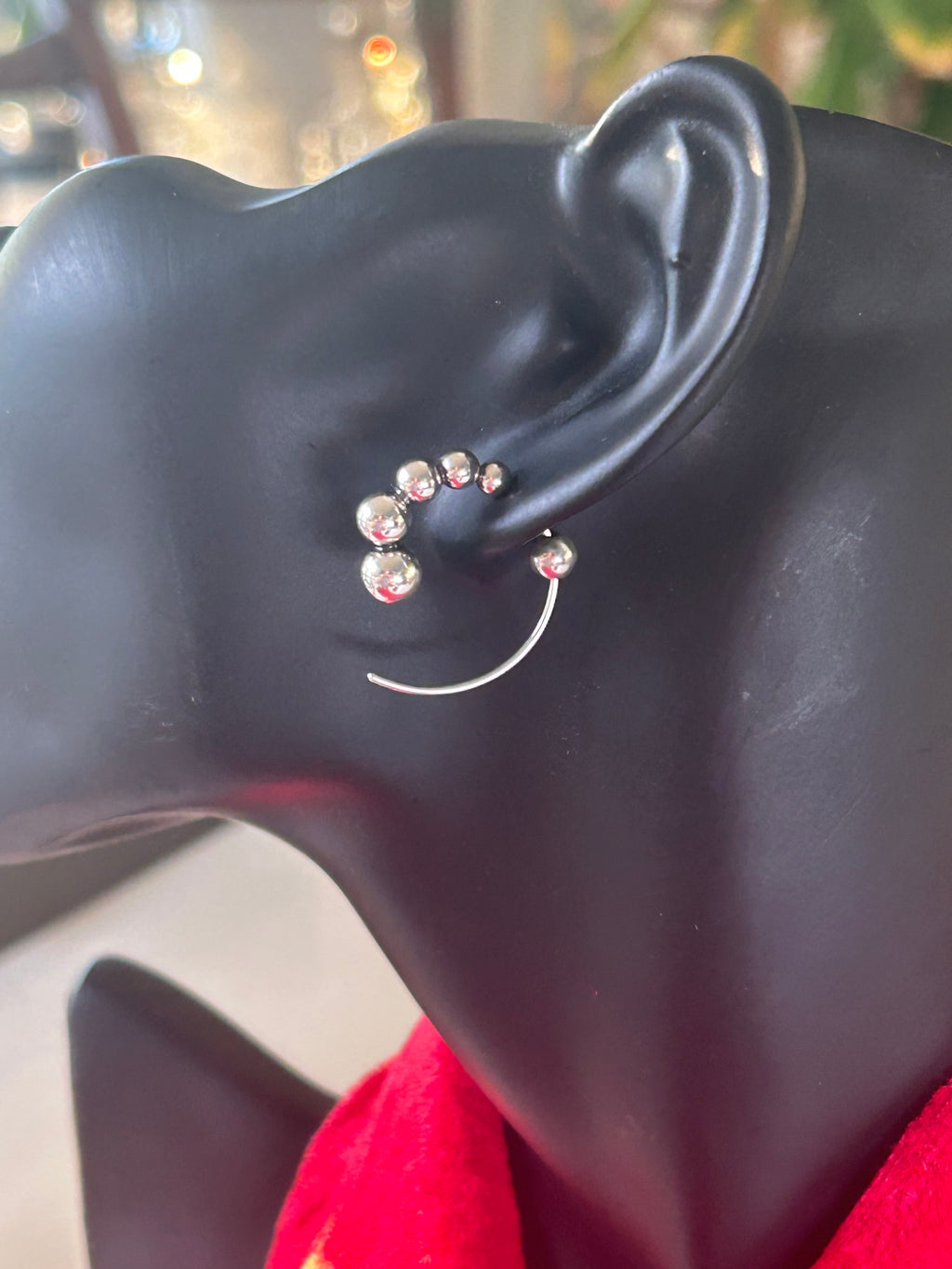 Georg Jensen Moonlight Grapes creoler / hoops Ø20 mm – 925S sterlingsølv – #551L – original æske - billede 10