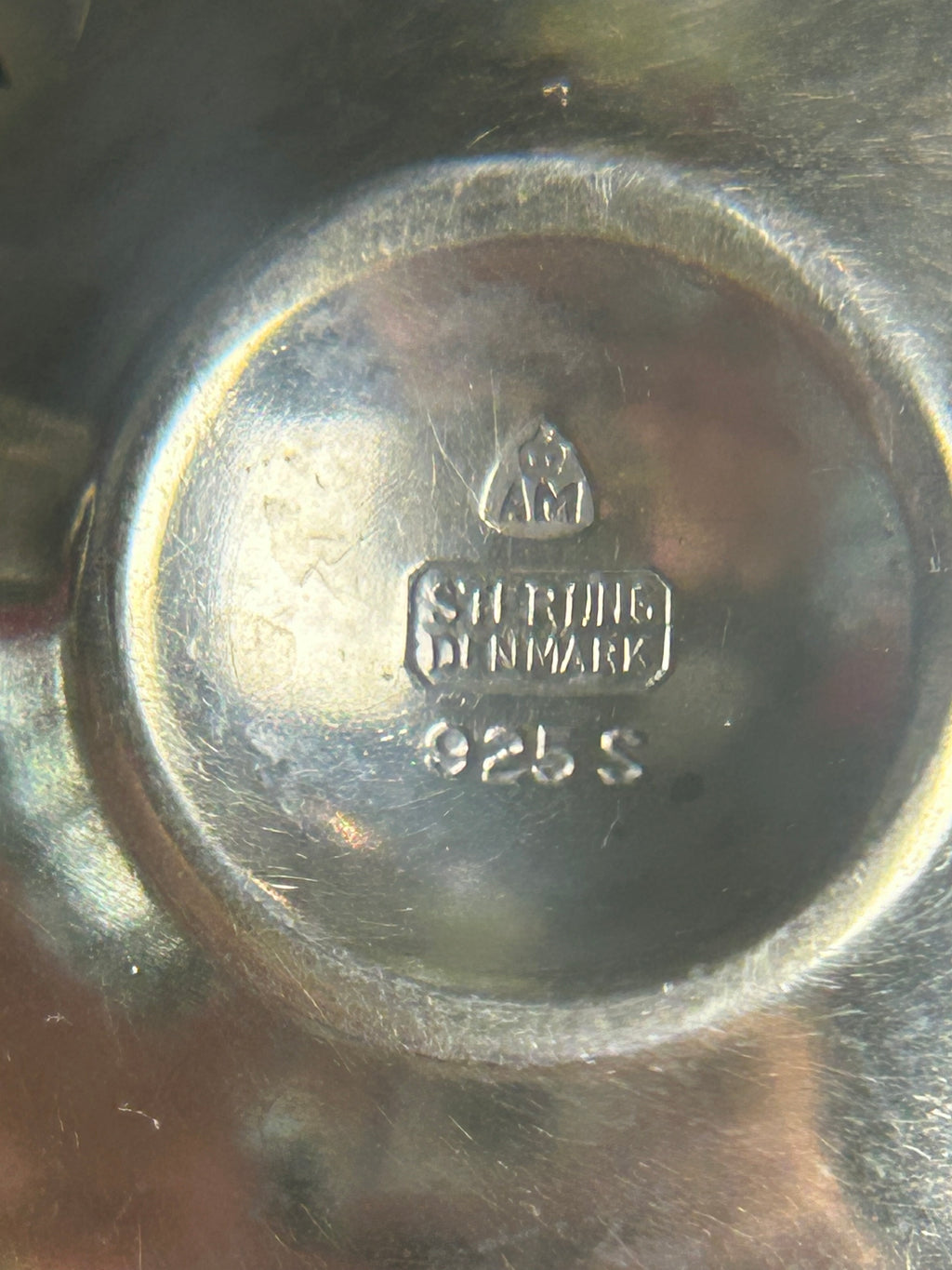 Anton Michelsen Daisy/Marguerit broche Ø33 mm – hvid emalje – 925S sterling sølv - billede 6