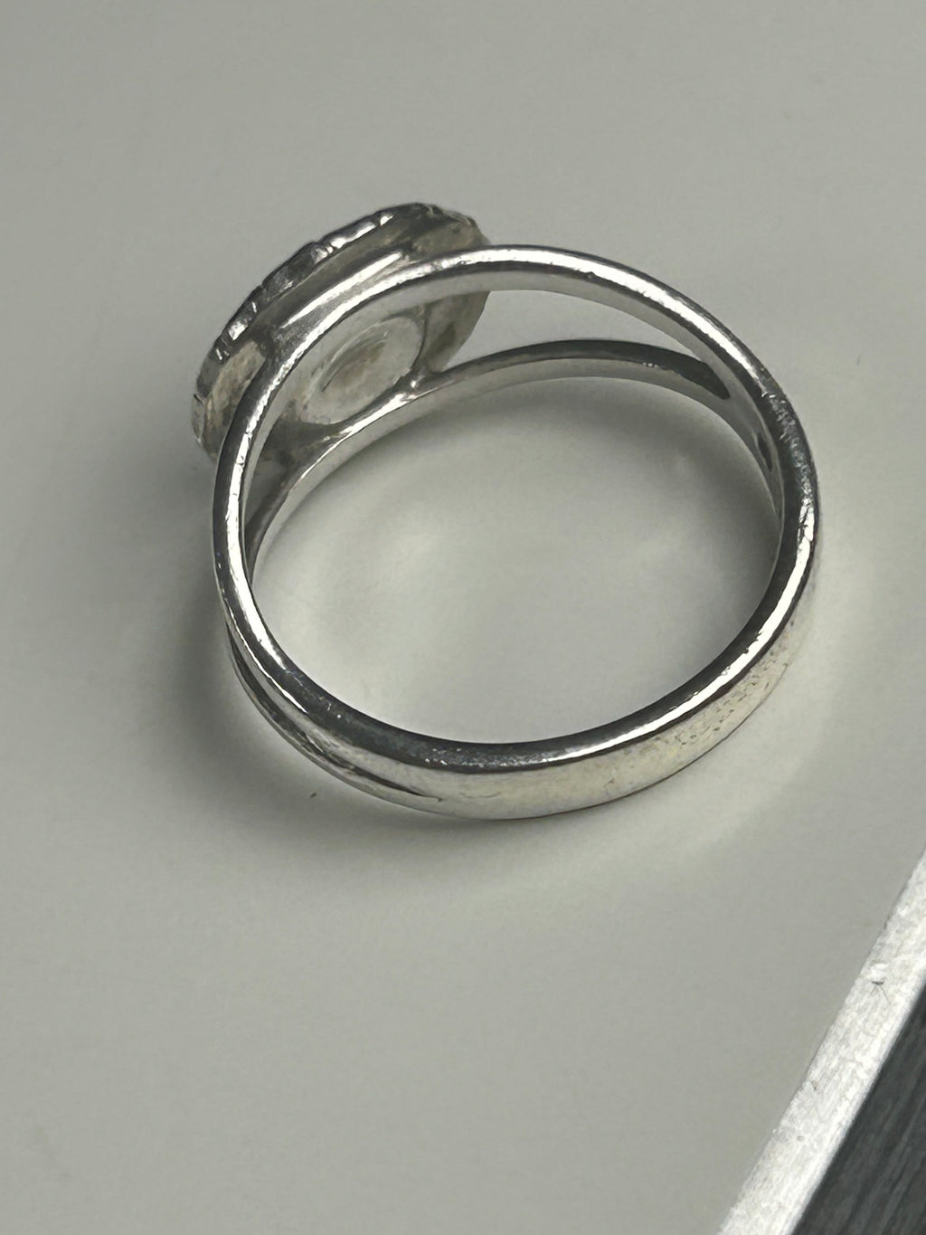 Georg Jensen Daisy/Marguerit ring Ø11 mm – sort emalje – 925S – rød æske - billede 6