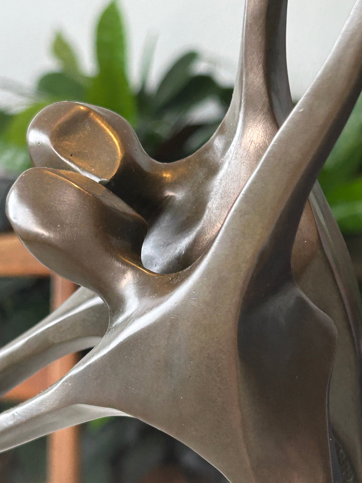 Milo bronzeskulptur – dansende par på marmorsokkel – 49 cm