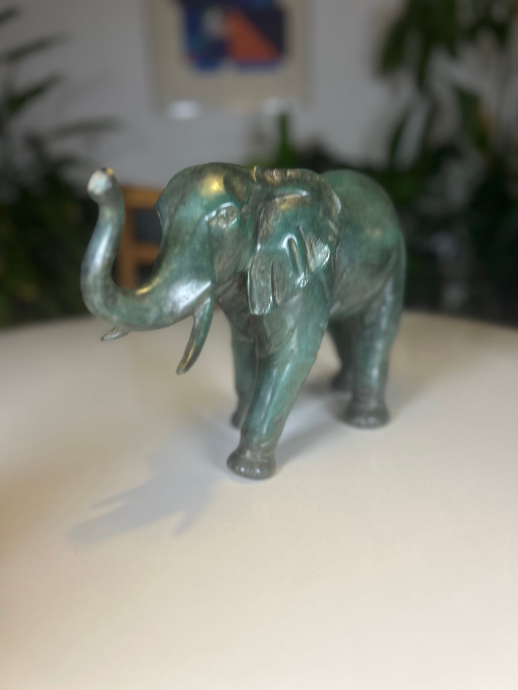 APG Art People Gallery bronzeskulptur – elefant – 34 cm – 5,84 kg