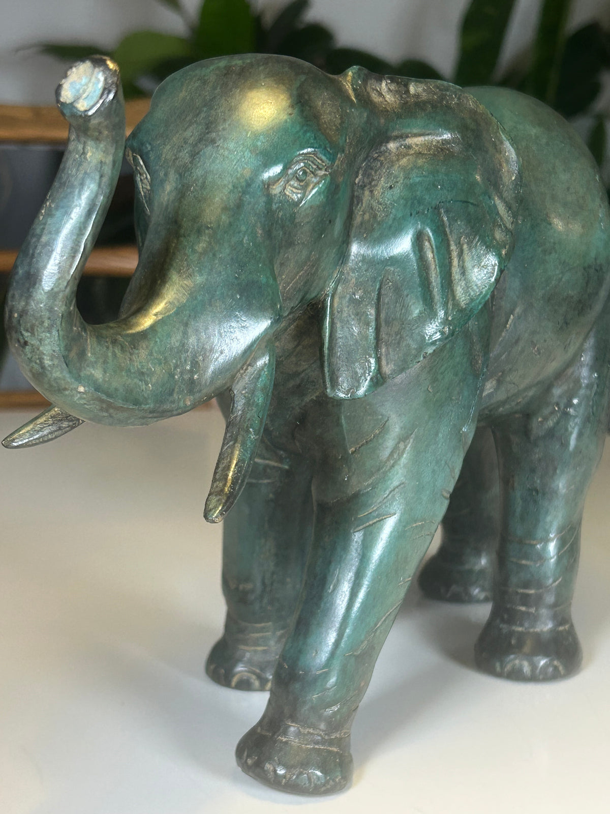 APG Art People Gallery bronzeskulptur – elefant – 34 cm – 5,84 kg