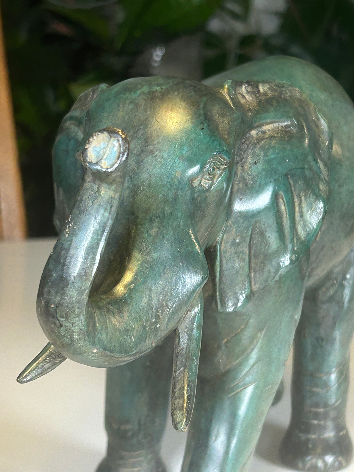 APG Art People Gallery bronzeskulptur – elefant – 34 cm – 5,84 kg