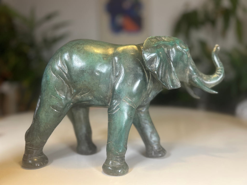 APG Art People Gallery bronzeskulptur – elefant – 34 cm – 5,84 kg