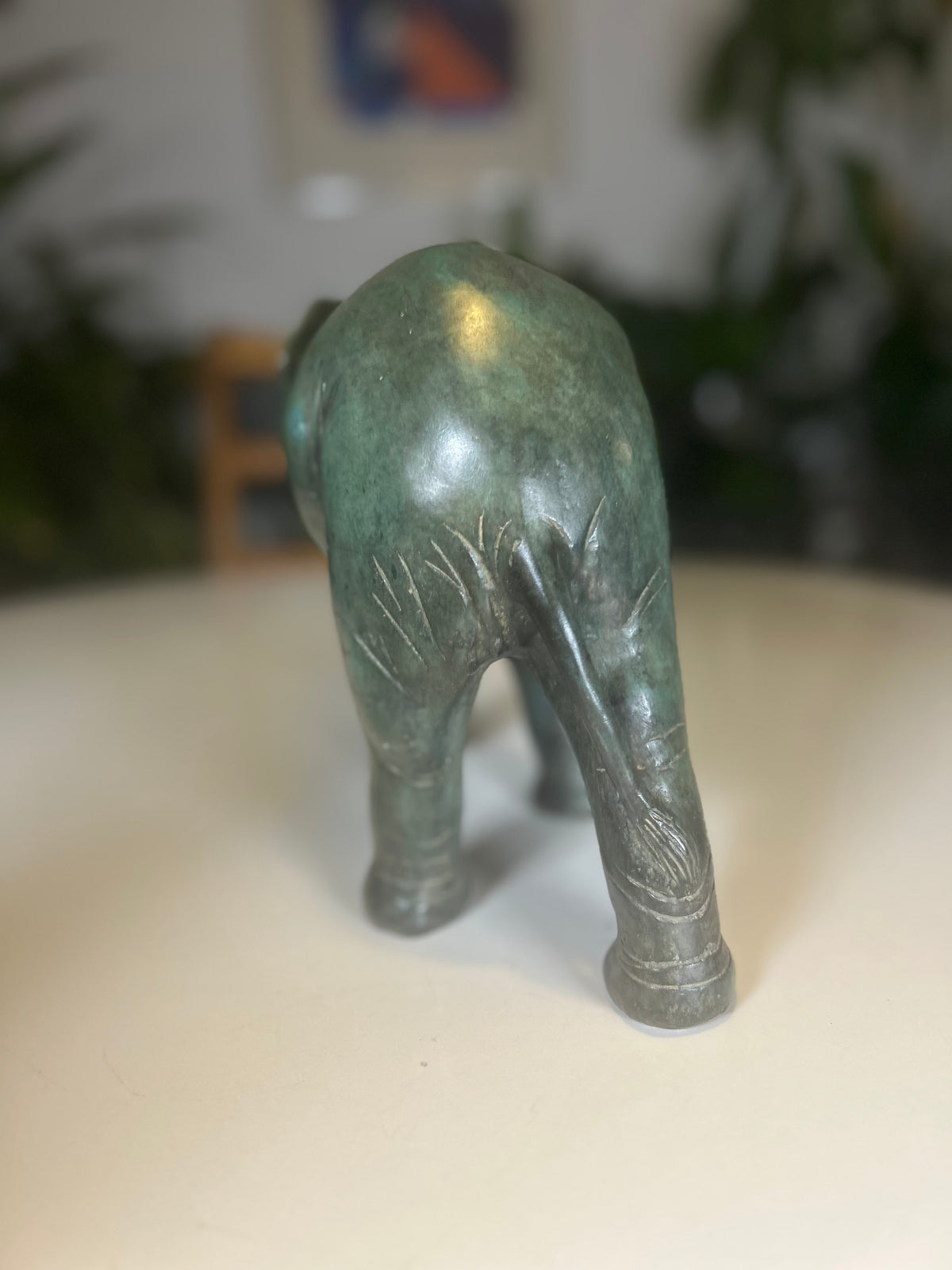 APG Art People Gallery bronzeskulptur – elefant – 34 cm – 5,84 kg