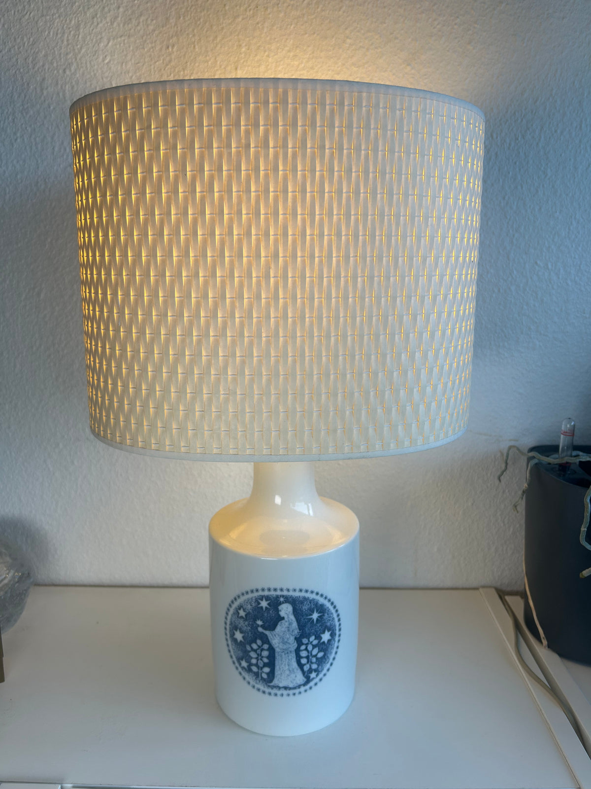 Royal Copenhagen Jomfruen bordlampe for FDB & Mørlup – 48 cm - billede 3