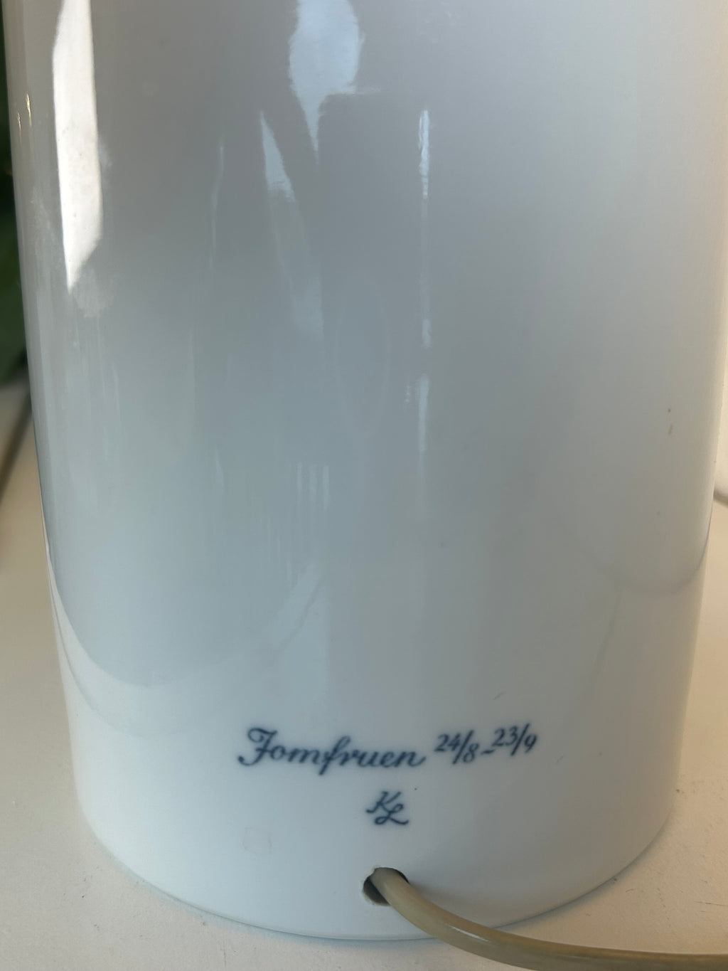 Royal Copenhagen Jomfruen bordlampe for FDB & Mørlup – 48 cm - billede 9
