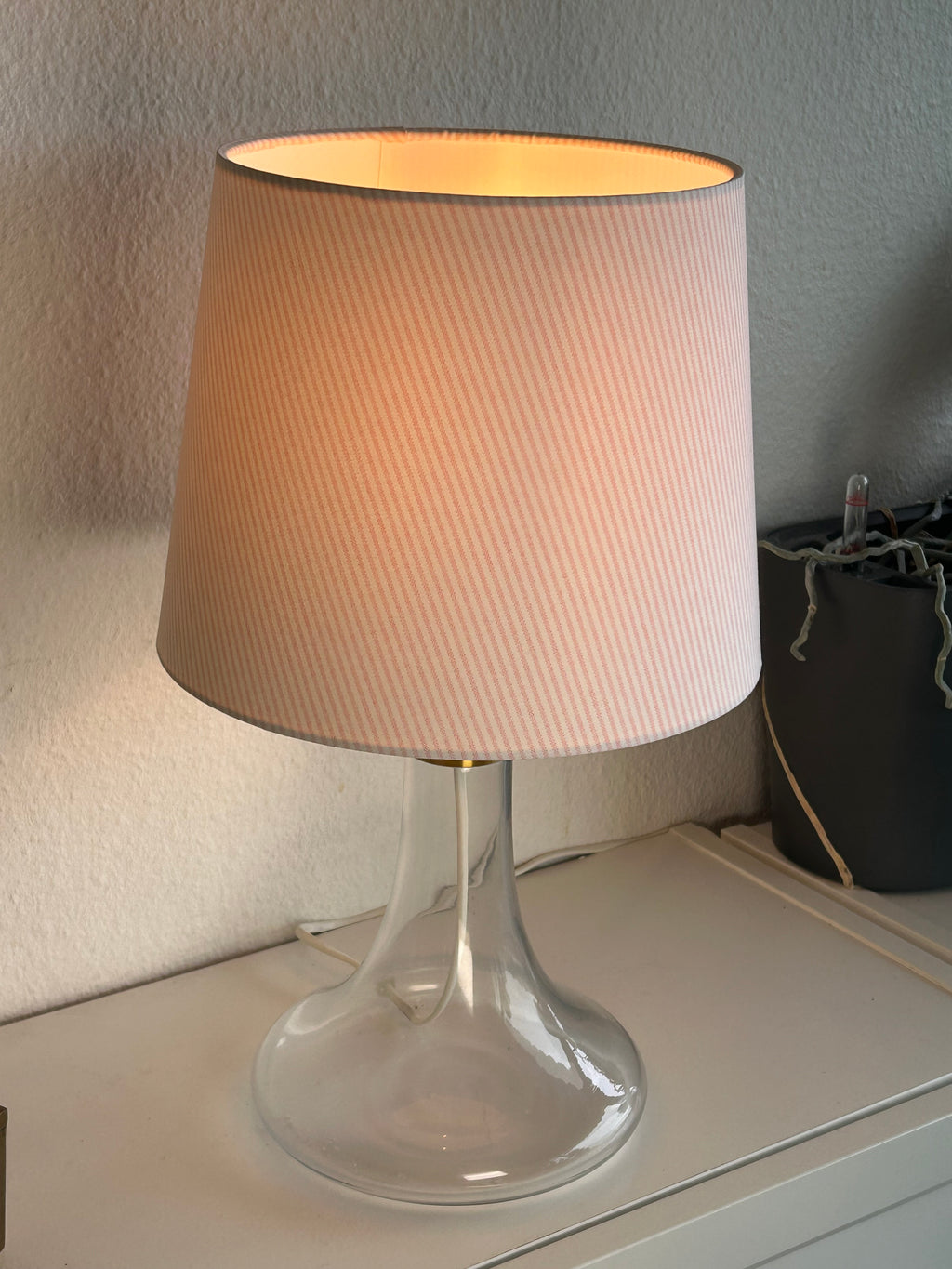LE KLINT 363 bordlampe i hvidt opalglas med messingdetalje – 42,5 cm - billede 9
