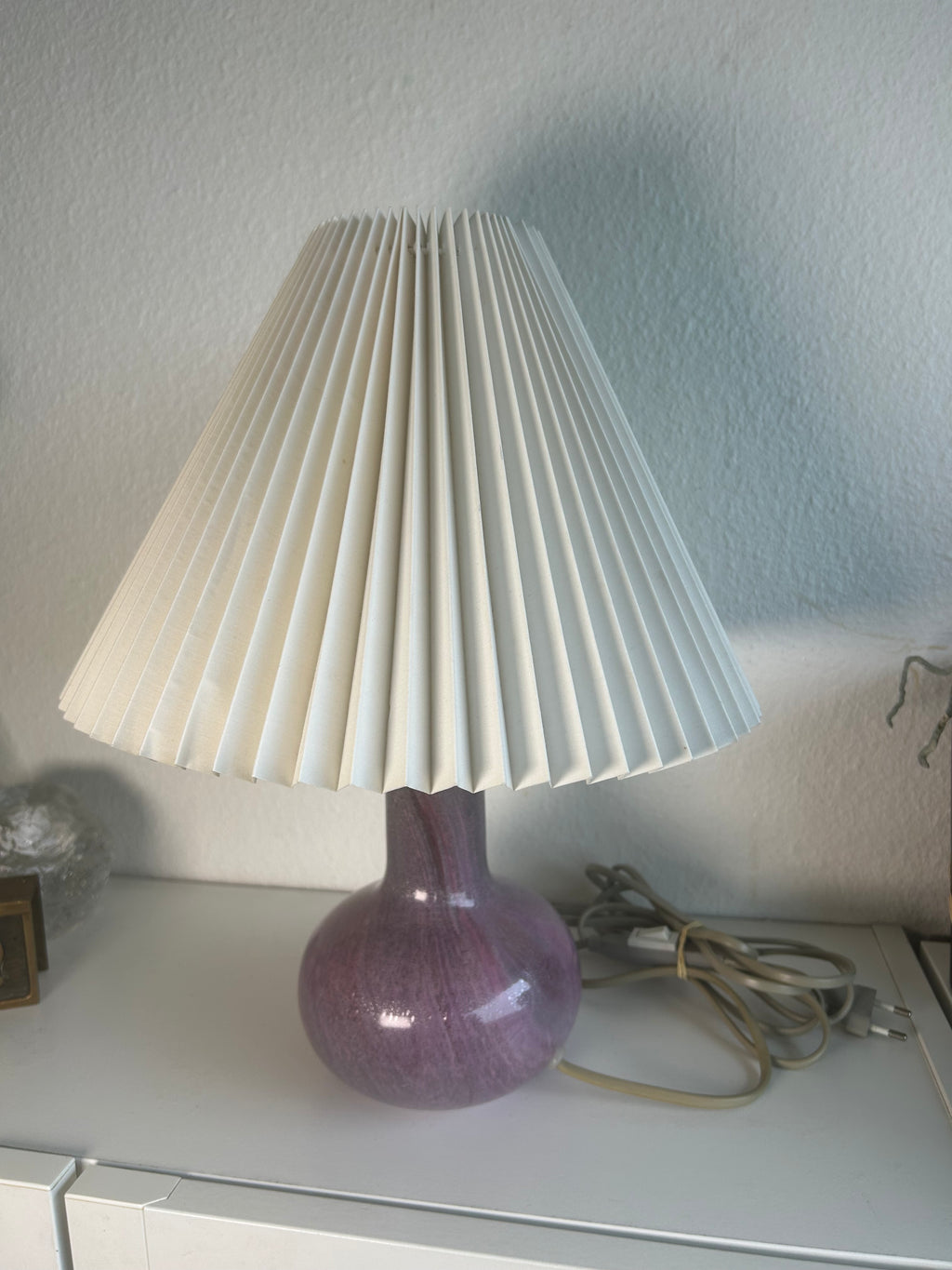 Holmegaard Troll 1 bordlampe i rosa/grå krystalglas – Sidse Werner – 39 cm - billede 13