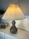 L. Hjorth terracotta bordlampe med LE KLINT 1/23 skærm og stativ – 50 cm - billede 1