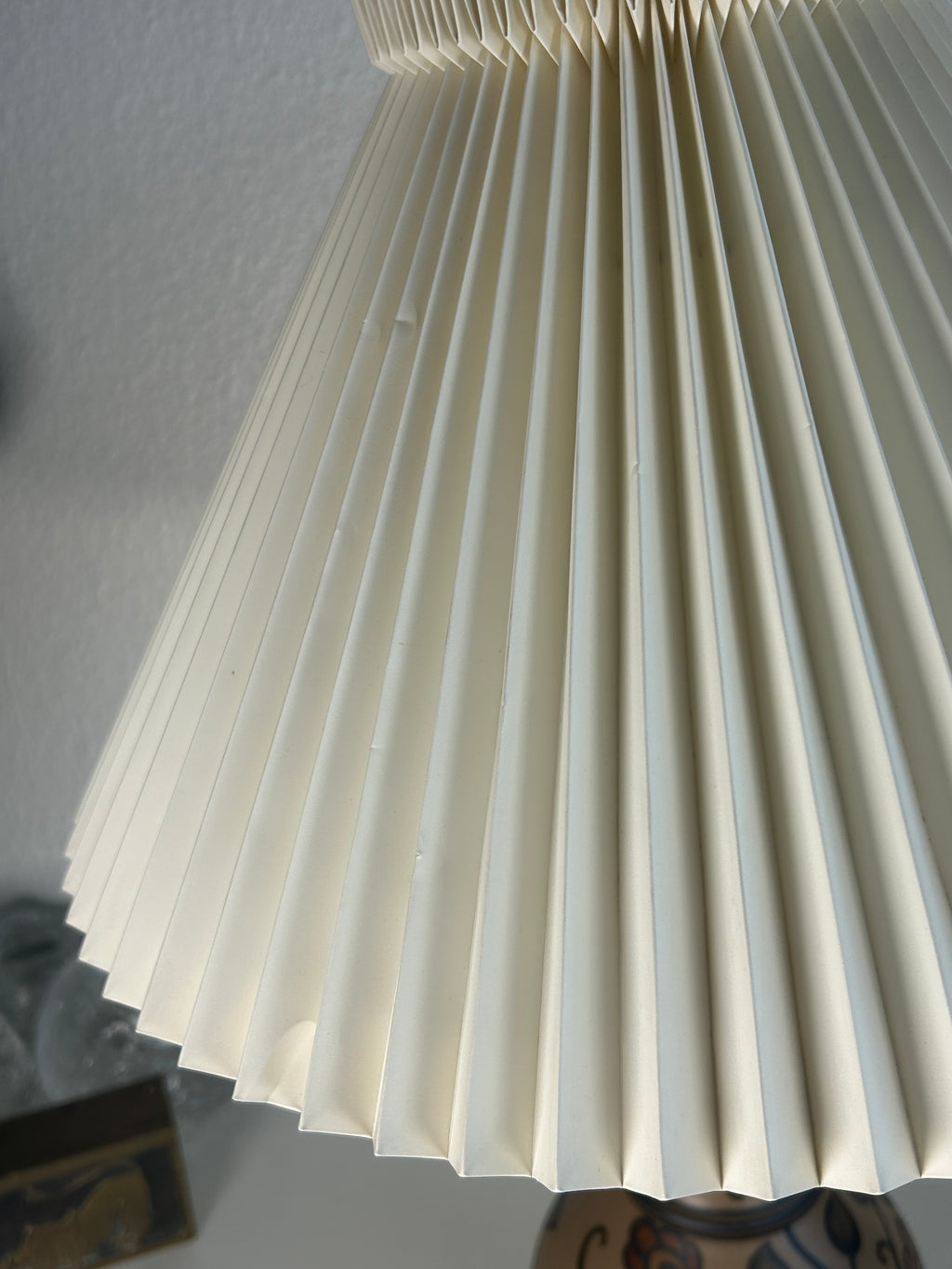 L. Hjorth terracotta bordlampe med LE KLINT 1/23 skærm og stativ – 50 cm - billede 12