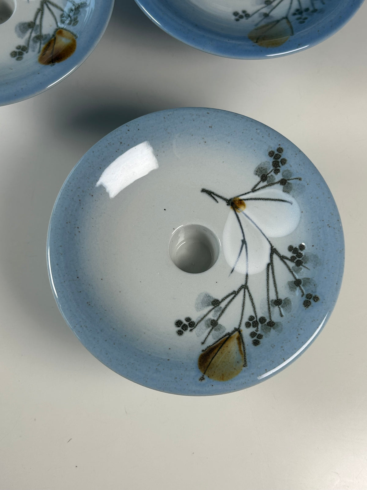 Royal Copenhagen Celeste – 3 vaser og 3 lysestager – Ellen Malmer - billede 2