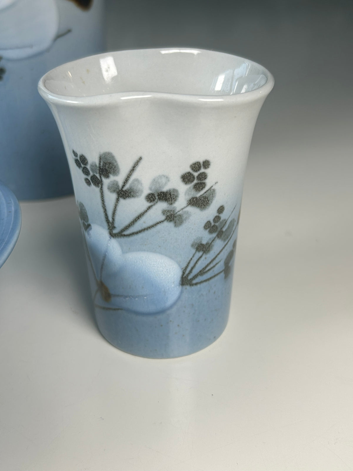 Royal Copenhagen Celeste – 3 vaser og 3 lysestager – Ellen Malmer - billede 3
