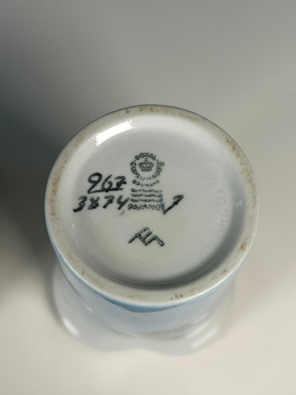 Royal Copenhagen Celeste – 3 vaser og 3 lysestager – Ellen Malmer - billede 14