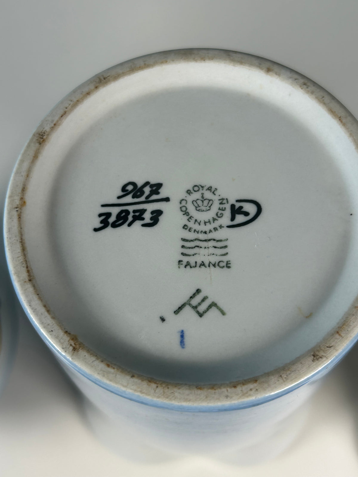 Royal Copenhagen Celeste – 3 vaser og 3 lysestager – Ellen Malmer - billede 15