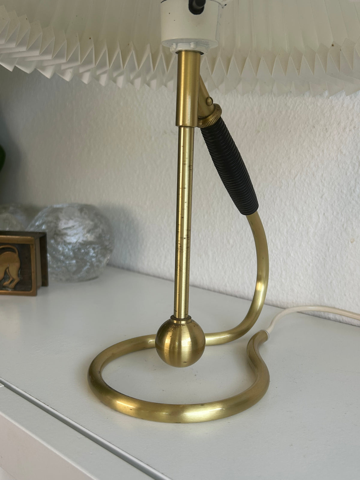 LE KLINT 306 Kip-lampe i messing med LE KLINT 1/21 skærm – 40 cm - billede 4