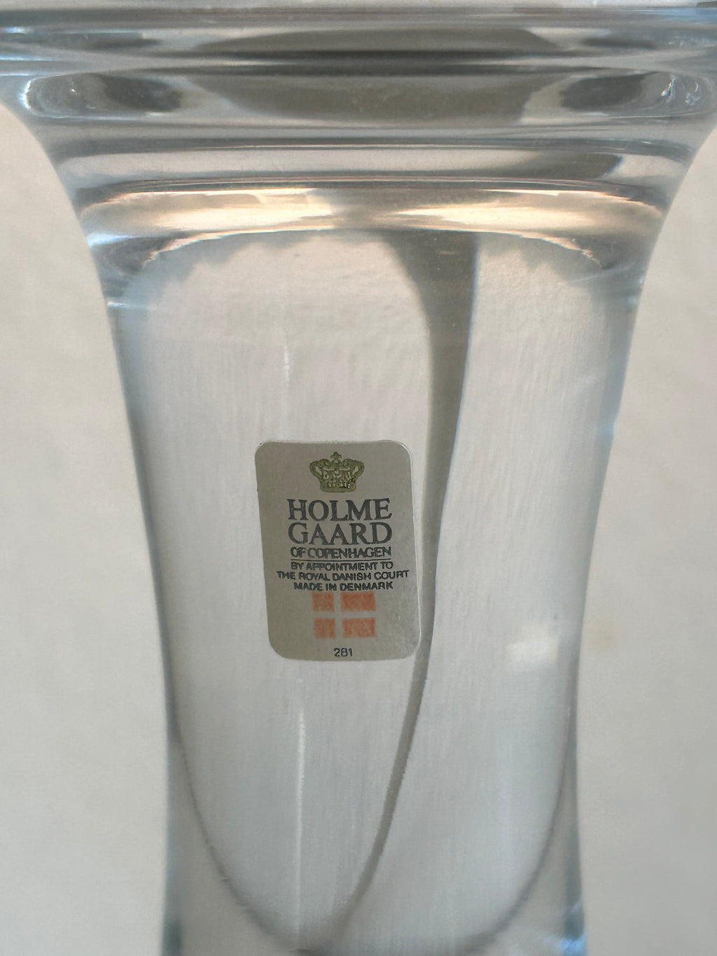 Holmegaard Claridge glasbordlampe med LE KLINT 1/17 skærm – 45 cm - billede 2