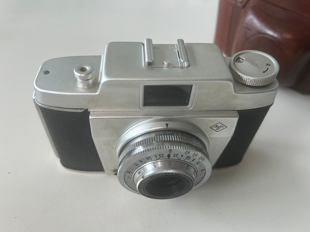 Agfa Silette Vario 35 mm analogkamera – Agnar 45 mm f/3,5 – taske - billede 9