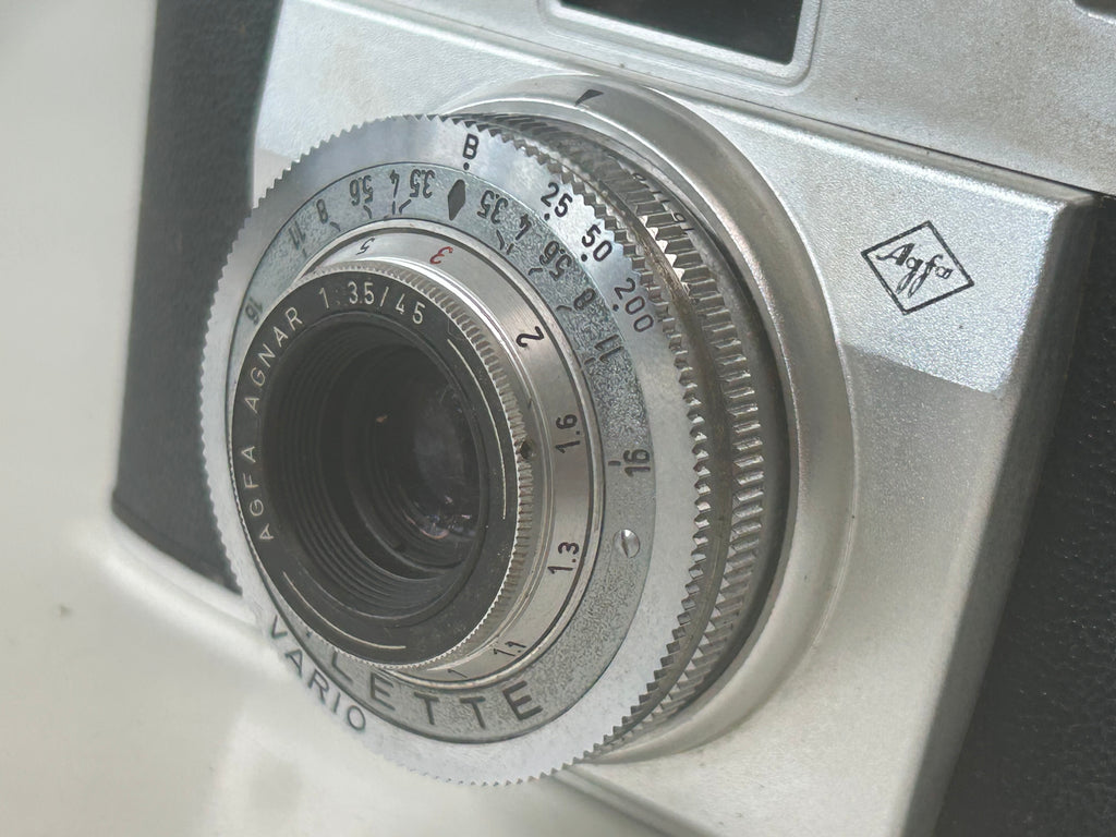 Agfa Silette Vario 35 mm analogkamera – Agnar 45 mm f/3,5 – taske - billede 11