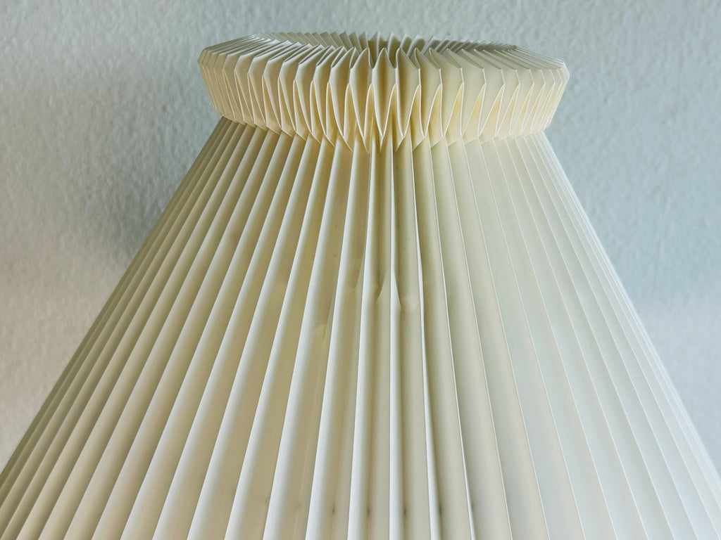 Murano vintage rød twisted glasbordlampe med LE KLINT 1/23 skærm – 62 cm - billede 11