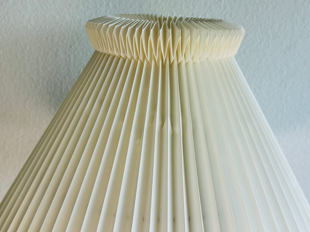 Murano vintage rød twisted glasbordlampe med LE KLINT 1/23 skærm – 62 cm - billede 11
