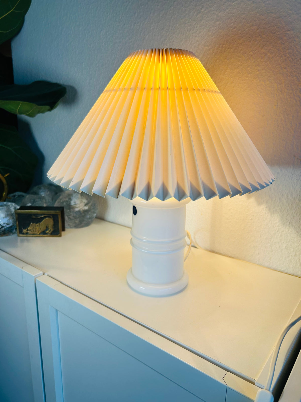 Royal Copenhagen / Holmegaard Apoteker bordlampe af Sidse Werner, 1985 – LE KLINT 1/21 – 36 cm - billede 7
