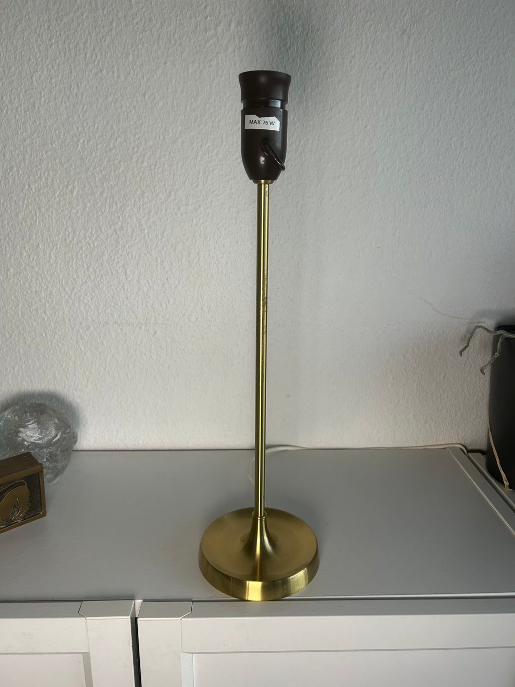 LE KLINT 307 bordlampe i messing med LE KLINT 6/21 skærm – 58 cm - billede 13