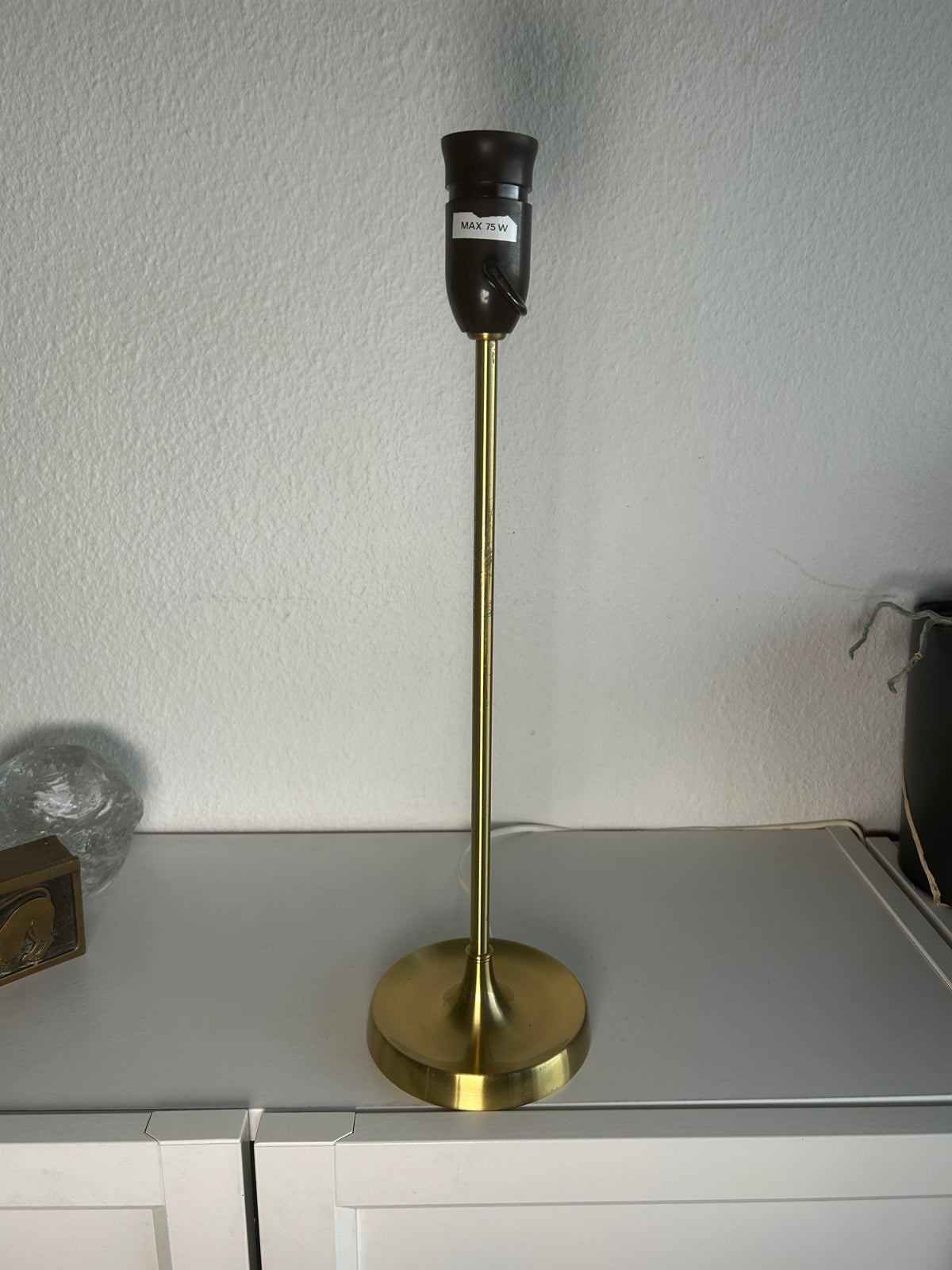 LE KLINT 307 bordlampe i messing med LE KLINT 6/21 skærm – 58 cm - billede 13
