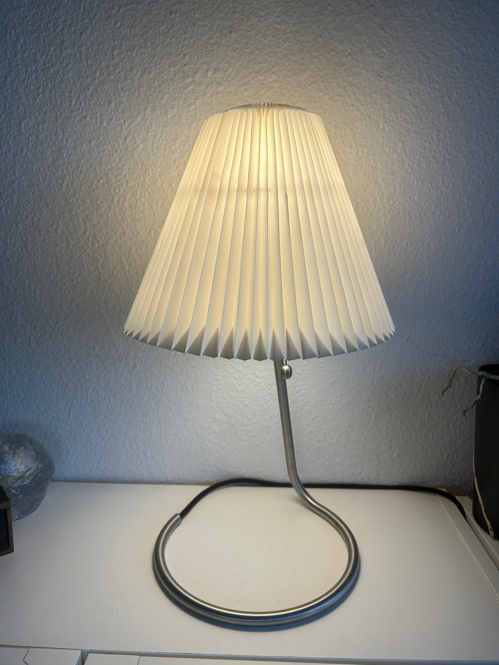 Piet Hein bordlampe i stål med LE KLINT 2/21 skærm – 46 cm - billede 1