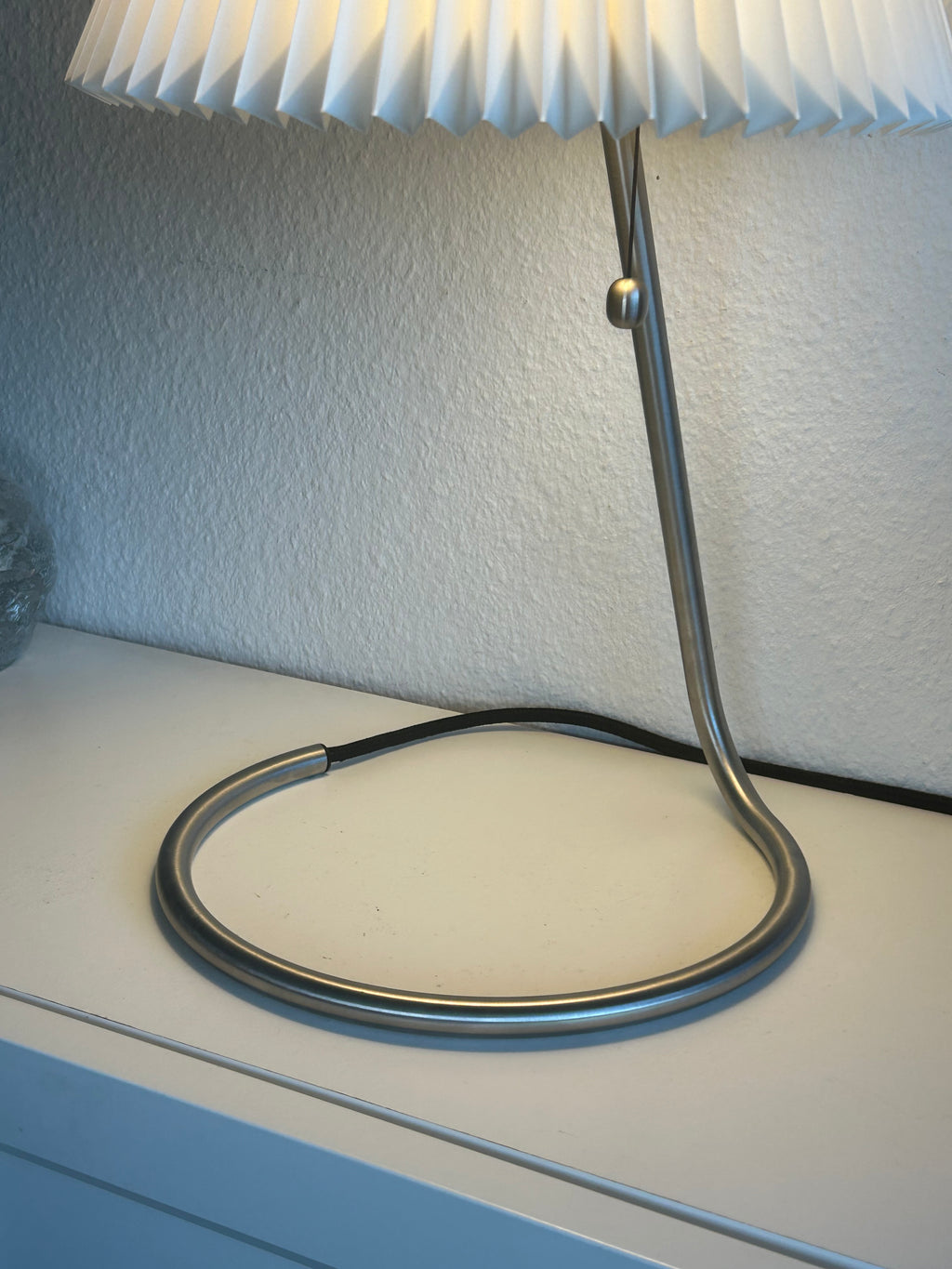Piet Hein bordlampe i stål med LE KLINT 2/21 skærm – 46 cm - billede 3