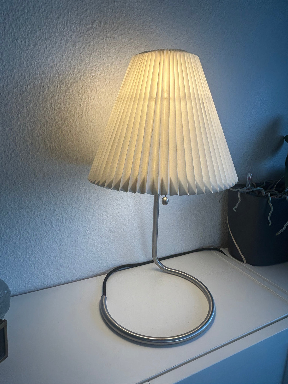 Piet Hein bordlampe i stål med LE KLINT 2/21 skærm – 46 cm - billede 5